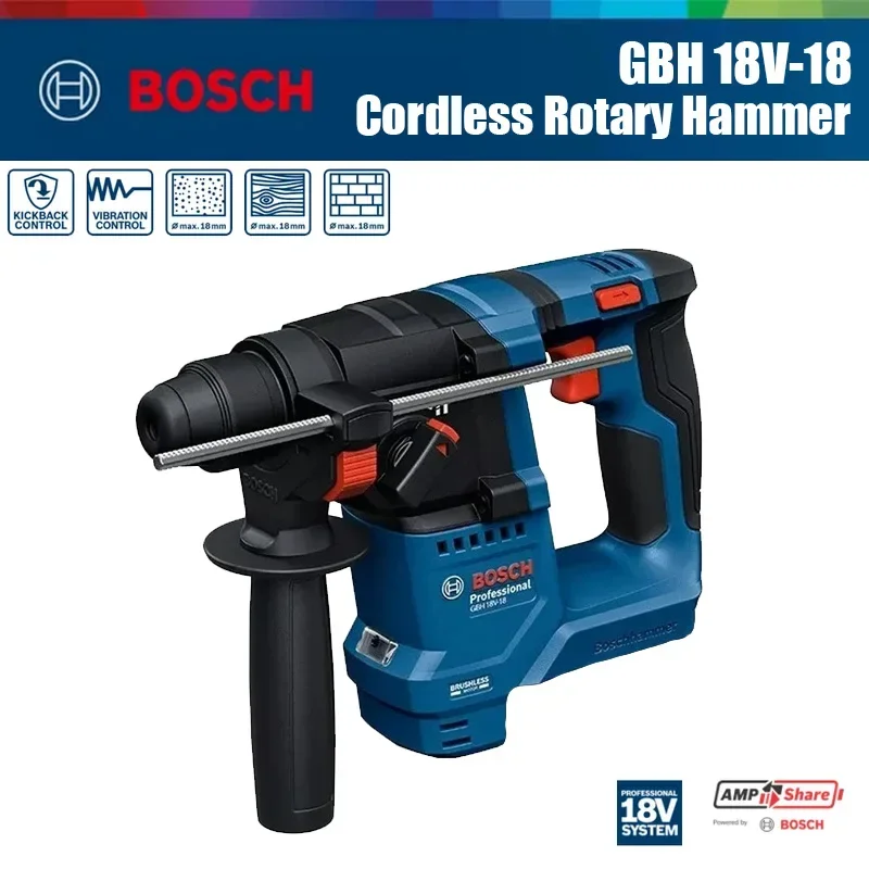 Power Tools Professional - Marteau perforateur sans fil Bosch GBH