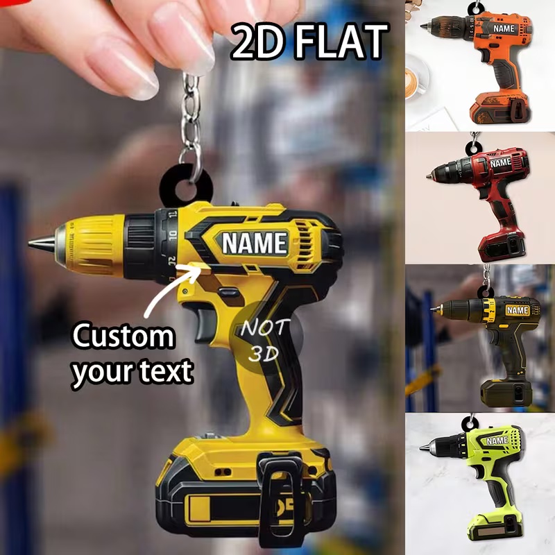 Porte-clés personnalisé avec n - Power Tools With Names avis et prix