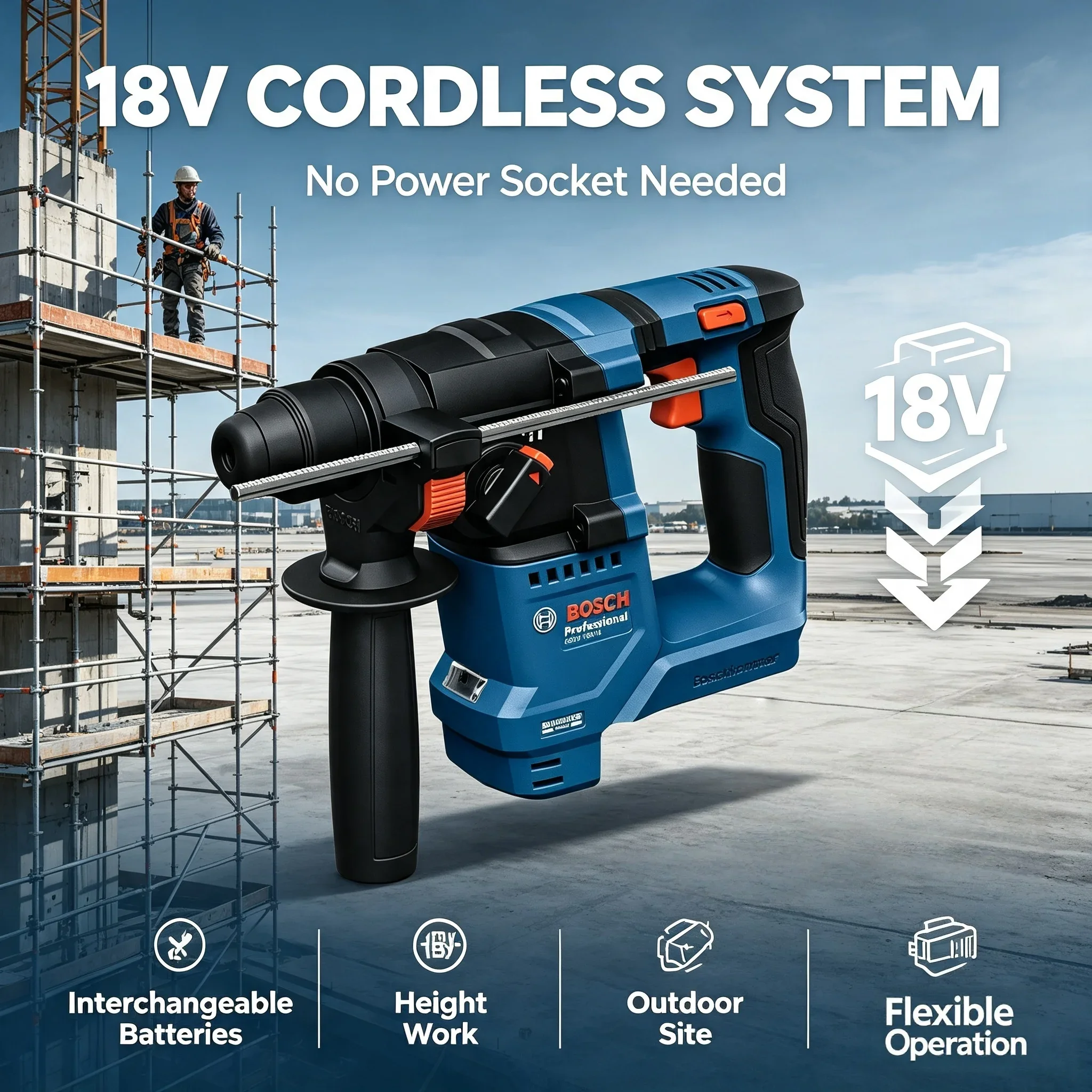 Marteau perforateur sans fil B - Power Tools Professional avis et prix